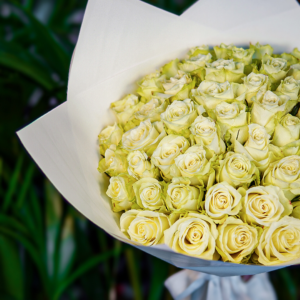 51’li Beyaz Gül Buketi - Ay Flowers
