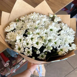 Beyaz Papatya Buketi - Ay Flowers