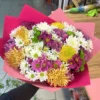 Renkli Papatya Anastasia Karışık Buket - Ay Flowers