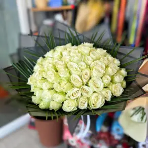 71’li Beyaz Gül - Ay Flowers