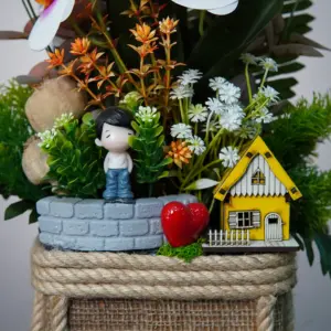 Renkli Yapay Orkide - Ay Flowers
