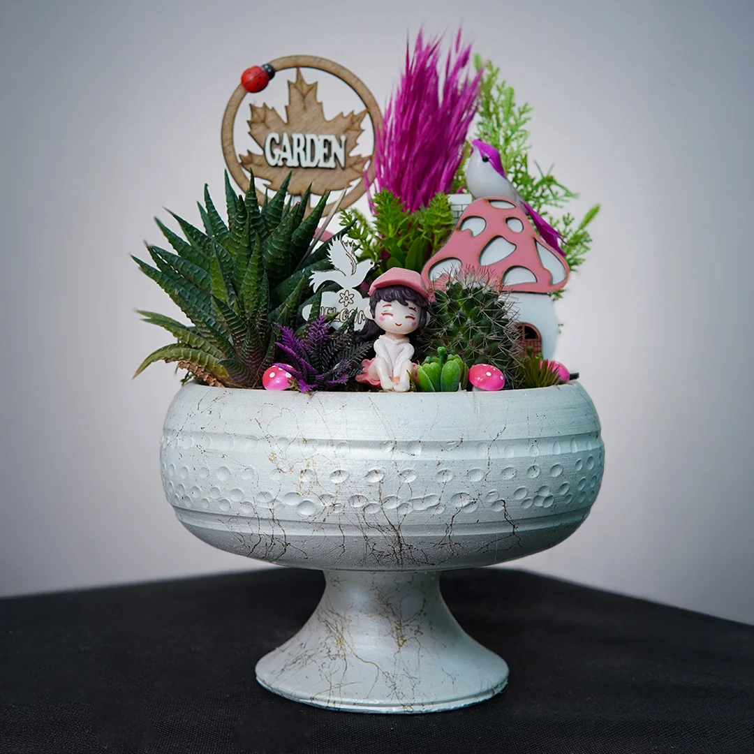 Skulent Yapay Teraryum - Ay Flowers