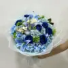 Mavi Karışık Yapay Buket - Ay Flowers