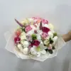 Renkli Yapay Pembe-Beyaz Buket - Ay Flowers