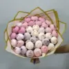 Renkli Yapay Pembe Pione Buket - Ay Flowers