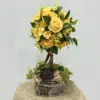 Sarı Gül-Sarı Ortanca Yapay Aranjman - Ay Flowers