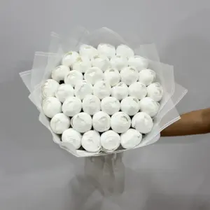 Yapay Beyaz Şakayık Buket - Ay Flowers