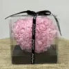 Yapay Kalpli Pembe Gül Kutu - Ay Flowers