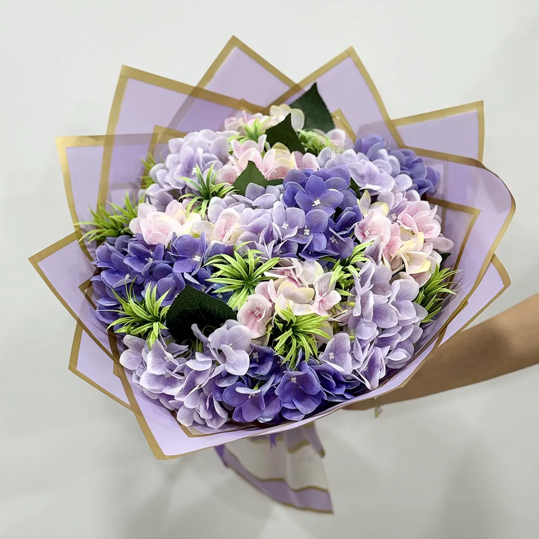Yapay Ortanca Buket - Ay Flowers