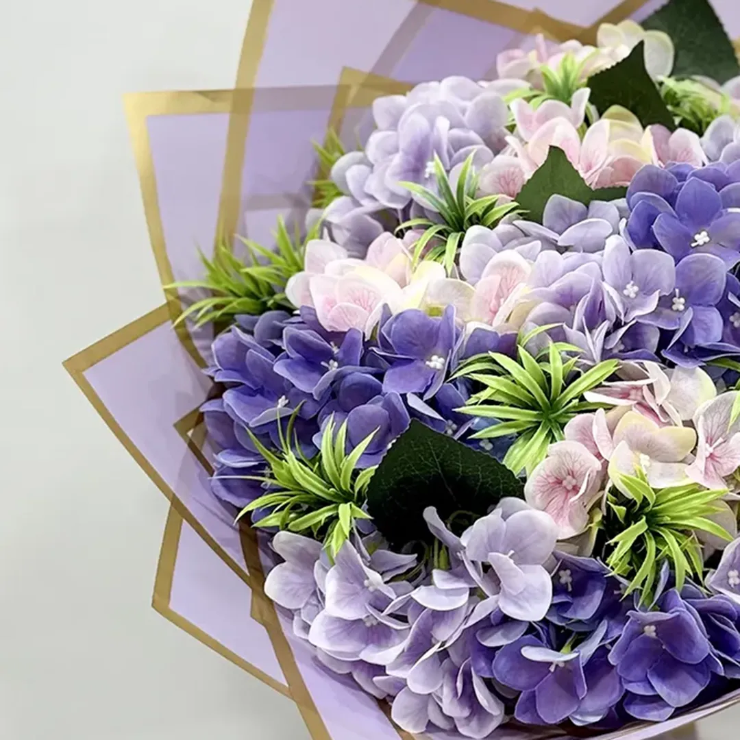 Yapay Ortanca Buket - Ay Flowers