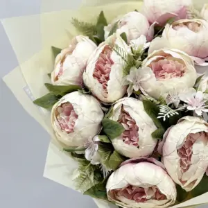 Yapay Pembe Şakayık Buketi - Ay Flowers