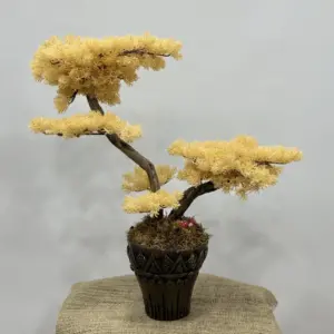 Yapay Sarı Bonzai Aranjman - Ay Flowers