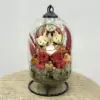 Yapay Stantlı Teraryum Kırmızı Gül - Ay Flowers